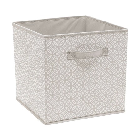 Simplify Boho Collapsible Storage Cube in Grey 30112-GREY
